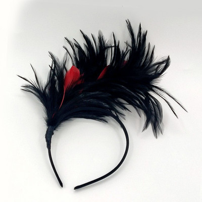 Boho Feather Hairband Fashion Carnival Party Head Decoration Dance Performance Hair Band Halloween Festival Hair Accessories