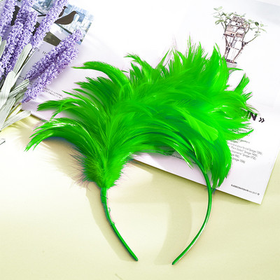 Boho Feather Hairband Fashion Carnival Party Head Decoration Dance Performance Hair Band Halloween Festival Hair Accessories