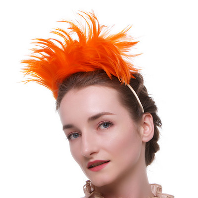 Boho Feather Hairband Fashion Carnival Party Head Decoration Dance Performance Hair Band Halloween Festival Hair Accessories