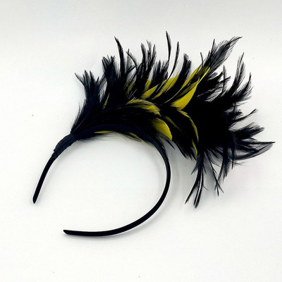 Boho Feather Hairband Fashion Carnival Party Head Decoration Dance Performance Hair Band Halloween Festival Hair Accessories