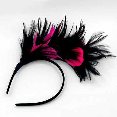 Boho Feather Hairband Fashion Carnival Party Head Decoration Dance Performance Hair Band Halloween Festival Hair Accessories