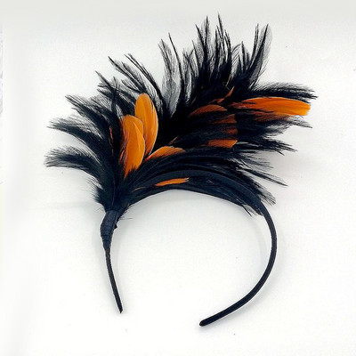Boho Feather Hairband Fashion Carnival Party Head Decoration Dance Performance Hair Band Halloween Festival Hair Accessories