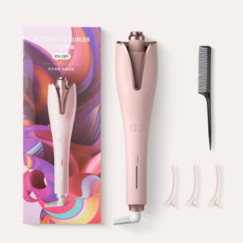 Ηλεκτρικό μπουκλάκι μαλλιών Αντιπεραστικό μπουκλάκι για γυναίκες Αυτόματη περιστροφή κύλινδρο μαλλιών ανιόν Εργαλεία styling μόδας Big Wave