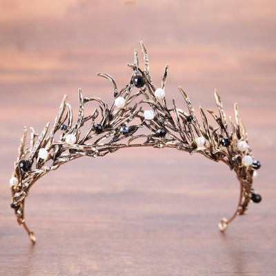 Koreai változat Új divatos luxus kristály menyasszonyi korona tiaras Diadem tiaras nőknek menyasszony esküvői haj kiegészítők