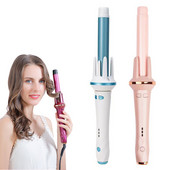 Αυτόματο ψαλίδι για μπούκλες 28mm Επαγγελματικό περιστρεφόμενο ραβδί για μπούκλες Κεραμικοί κύλινδροι μαλλιών Εργαλεία σγουρά μαλλιά αρνητικού ιόντος