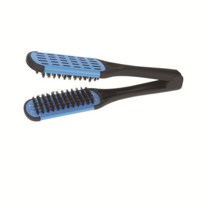 Keramikas iztaisnošanas ķemme Divpusēja matu suku skava, frizieris Dabīgās šķiedras saru matu ķemme Matu veidošanas rīks