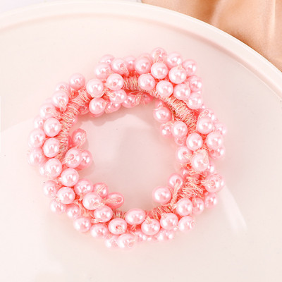 Elegant Pearl Rubber Band Hair Tie Coada de cal Funie de par Coreeană Femeii Moda Accesorii pentru păr