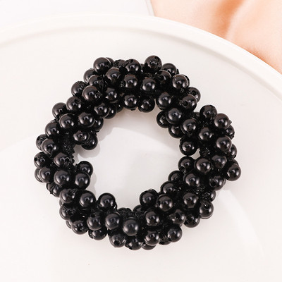 Elegant Pearl Rubber Band Hair Tie Coada de cal Funie de par Coreeană Femeii Moda Accesorii pentru păr