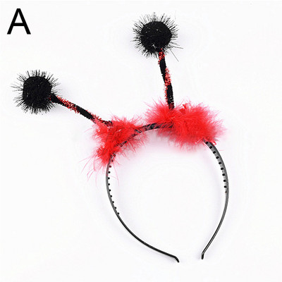 Εντόμων Headband Kids Party Ant Bee Ladybug Antenna Headbands Birthday Animal Cosplay Hairbands Christmas Halloween