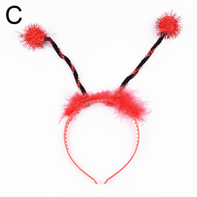 Εντόμων Headband Kids Party Ant Bee Ladybug Antenna Headbands Birthday Animal Cosplay Hairbands Christmas Halloween