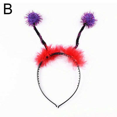 Εντόμων Headband Kids Party Ant Bee Ladybug Antenna Headbands Birthday Animal Cosplay Hairbands Christmas Halloween