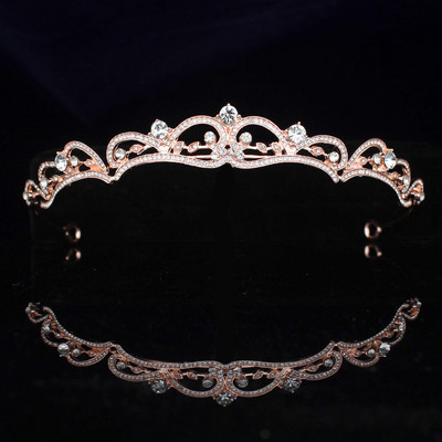 8 Designs Kristály esküvői menyasszonyi tiara korona nőknek szalagavató fej diadem hajdíszek Esküvői menyasszony haj Ékszer kiegészítők