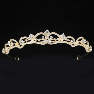 8 Designs Kristály esküvői menyasszonyi tiara korona nőknek szalagavató fej diadem hajdíszek Esküvői menyasszony haj Ékszer kiegészítők