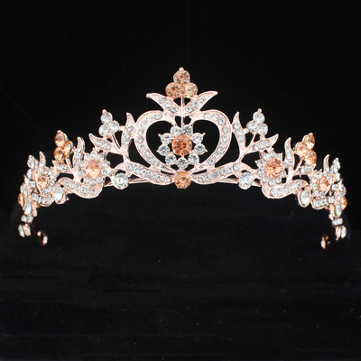 8 Designs Kristály esküvői menyasszonyi tiara korona nőknek szalagavató fej diadem hajdíszek Esküvői menyasszony haj Ékszer kiegészítők
