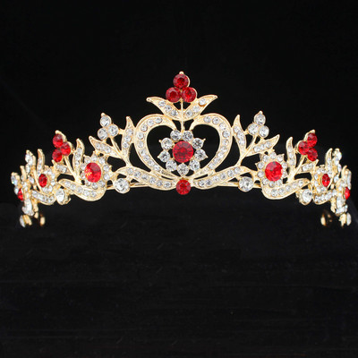 8 Designs Kristály esküvői menyasszonyi tiara korona nőknek szalagavató fej diadem hajdíszek Esküvői menyasszony haj Ékszer kiegészítők