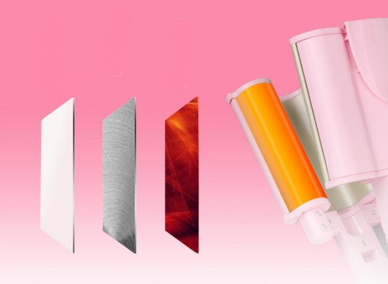 LCD 26 mm 32 mm keramički trocijevni uvijač za kosu trostruki valoviti valoviti valoviti valoviti valoviti valoviti valjci od jaja Uvijač za kosu Alat za oblikovanje kose