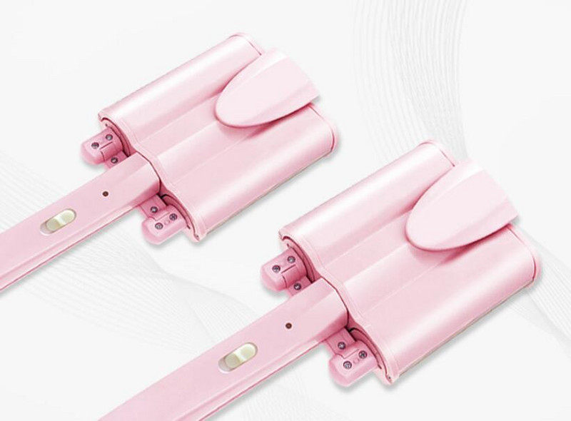 LCD 26 mm 32 mm keramički trocijevni uvijač za kosu trostruki valoviti valoviti valoviti valoviti valoviti valoviti valjci od jaja Uvijač za kosu Alat za oblikovanje kose