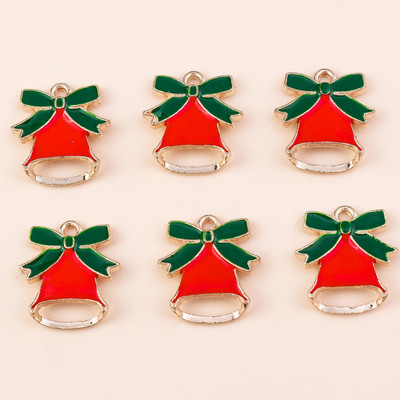 10 ks 6*17mm smaltované vianočné prívesky v tvare cukrovej trstiny na náušnice, prívesky, náhrdelníky, kvetinové prívesky na výrobu šperkov.