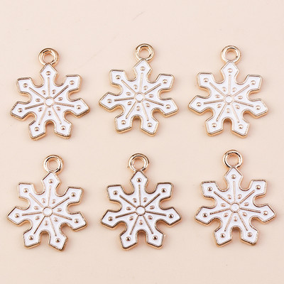 10 ks 6*17mm smaltované vianočné prívesky v tvare cukrovej trstiny na náušnice, prívesky, náhrdelníky, kvetinové prívesky na výrobu šperkov.