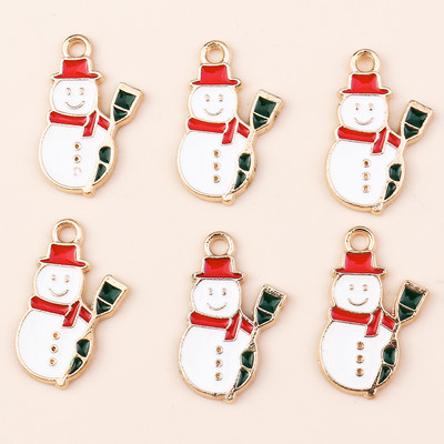 10 ks 6*17mm smaltované vianočné prívesky v tvare cukrovej trstiny na náušnice, prívesky, náhrdelníky, kvetinové prívesky na výrobu šperkov.