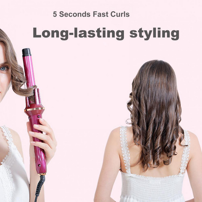 Užitočná kulma na vlasy, ľahko použiteľná kompaktná kulma, elektrická rotačná kulma