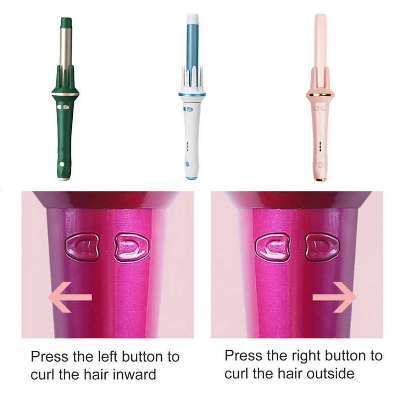 Užitočná kulma na vlasy, ľahko použiteľná kompaktná kulma, elektrická rotačná kulma