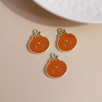 10 bucăți 7*15mm smalț creativ mini morcovi farmece pentru cercei pandantive coliere fabricare manuală artizanat accesorii de bijuterii