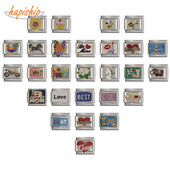 Hapiship Original Daisy Horse Love Butterfly Mom Dog Mootorratas Elevandi Charm Fit Käevõru Roostevabast Terasest Ehete Valmistamine DJ003