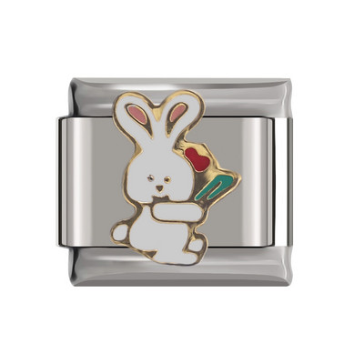 Hapiship Original Daisy Horse Love Butterfly Mom Dog Mootorratas Elevandi Charm Fit Käevõru Roostevabast Terasest Ehete Valmistamine DJ003