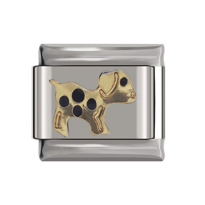 Hapiship Original Daisy Horse Love Butterfly Mom Dog Mootorratas Elevandi Charm Fit Käevõru Roostevabast Terasest Ehete Valmistamine DJ003