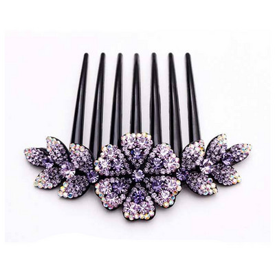 Krištáľový kvetinový list svadobný hrebeň do vlasov pre dievčatá krištáľové ozdoby do vlasov šperky svadobné vlasové doplnky darček na Valentína