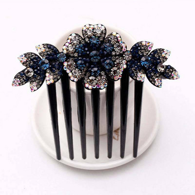 Krištáľový kvetinový list svadobný hrebeň do vlasov pre dievčatá krištáľové ozdoby do vlasov šperky svadobné vlasové doplnky darček na Valentína