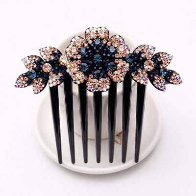 Krištáľový kvetinový list svadobný hrebeň do vlasov pre dievčatá krištáľové ozdoby do vlasov šperky svadobné vlasové doplnky darček na Valentína