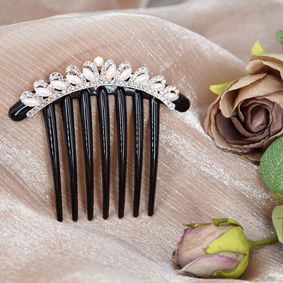 Krištáľový kvetinový list svadobný hrebeň do vlasov pre dievčatá krištáľové ozdoby do vlasov šperky svadobné vlasové doplnky darček na Valentína