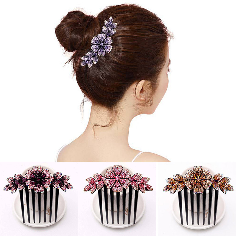 Krištáľový kvetinový list svadobný hrebeň do vlasov pre dievčatá krištáľové ozdoby do vlasov šperky svadobné vlasové doplnky darček na Valentína