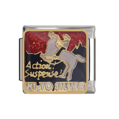 Hapiship Original Daisy Wing Love Beautiful Knight Itaalia võlu Link Fit 9mm Käevõru roostevabast terasest ehete tegemine DJTop32