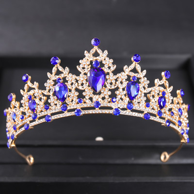 Pulmajuuksed Tiaara kristallist pruudi tiaara kroon hõbedase värvi diademloor tiaarad pulmajuukse aksessuaarid peakatted pea ehted