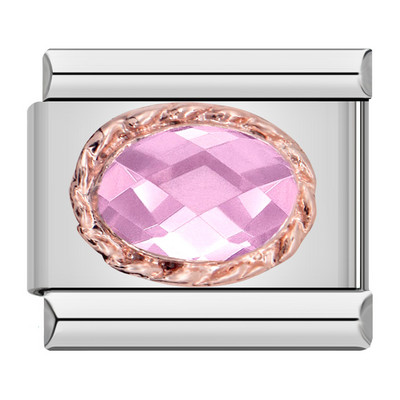 Hapiship Πρωτότυπο Daisy Fashion Heart Ellipse Χρώμα CZ Ιταλικό γούρι Σύνδεσμοι Εφαρμογή βραχιόλι 9 χιλιοστών Κοσμήματα από ανοξείδωτο ατσάλι κατασκευή DJ374