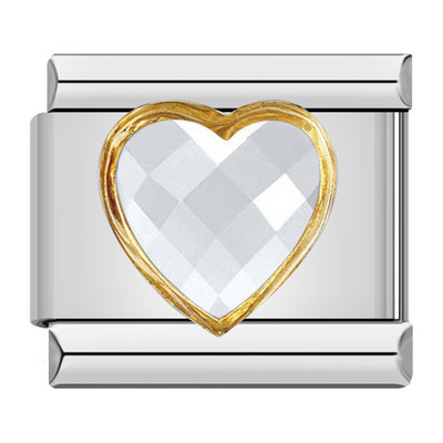 Hapiship Πρωτότυπο Daisy Fashion Heart Ellipse Χρώμα CZ Ιταλικό γούρι Σύνδεσμοι Εφαρμογή βραχιόλι 9 χιλιοστών Κοσμήματα από ανοξείδωτο ατσάλι κατασκευή DJ374