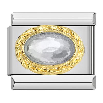 Hapiship Πρωτότυπο Daisy Fashion Heart Ellipse Χρώμα CZ Ιταλικό γούρι Σύνδεσμοι Εφαρμογή βραχιόλι 9 χιλιοστών Κοσμήματα από ανοξείδωτο ατσάλι κατασκευή DJ374