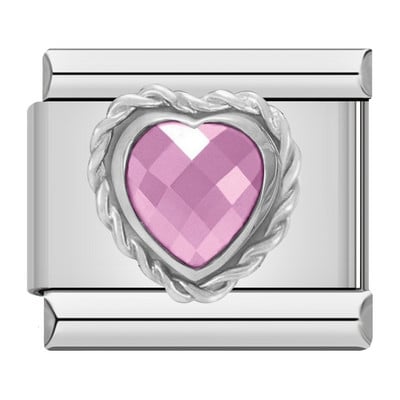 Hapiship Πρωτότυπο Daisy Fashion Heart Ellipse Χρώμα CZ Ιταλικό γούρι Σύνδεσμοι Εφαρμογή βραχιόλι 9 χιλιοστών Κοσμήματα από ανοξείδωτο ατσάλι κατασκευή DJ374