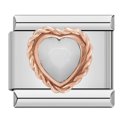 Hapiship Πρωτότυπο Daisy Fashion Heart Ellipse Χρώμα CZ Ιταλικό γούρι Σύνδεσμοι Εφαρμογή βραχιόλι 9 χιλιοστών Κοσμήματα από ανοξείδωτο ατσάλι κατασκευή DJ374