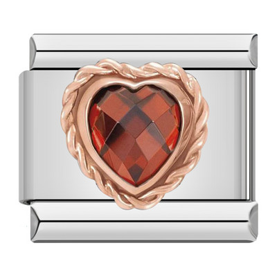 Hapiship Πρωτότυπο Daisy Fashion Heart Ellipse Χρώμα CZ Ιταλικό γούρι Σύνδεσμοι Εφαρμογή βραχιόλι 9 χιλιοστών Κοσμήματα από ανοξείδωτο ατσάλι κατασκευή DJ374