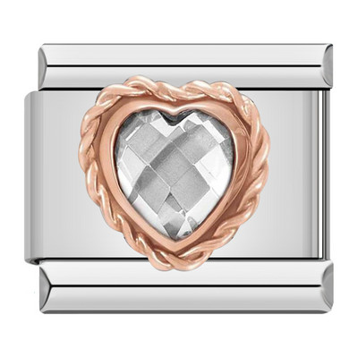 Hapiship Πρωτότυπο Daisy Fashion Heart Ellipse Χρώμα CZ Ιταλικό γούρι Σύνδεσμοι Εφαρμογή βραχιόλι 9 χιλιοστών Κοσμήματα από ανοξείδωτο ατσάλι κατασκευή DJ374