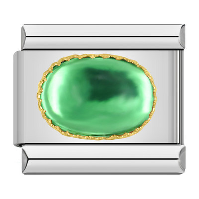 Hapiship Πρωτότυπο Daisy Fashion Heart Ellipse Χρώμα CZ Ιταλικό γούρι Σύνδεσμοι Εφαρμογή βραχιόλι 9 χιλιοστών Κοσμήματα από ανοξείδωτο ατσάλι κατασκευή DJ374