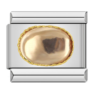 Hapiship Πρωτότυπο Daisy Fashion Heart Ellipse Χρώμα CZ Ιταλικό γούρι Σύνδεσμοι Εφαρμογή βραχιόλι 9 χιλιοστών Κοσμήματα από ανοξείδωτο ατσάλι κατασκευή DJ374