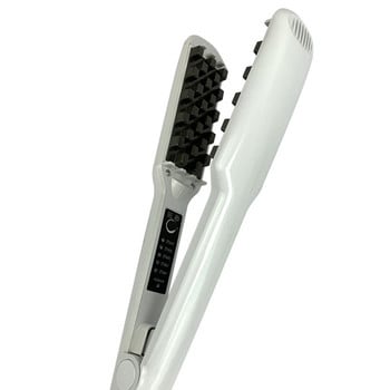 3D Grid Hair Crimper Volumizer Ceramic Professional Hair Fluffy κυματοειδές μπούκλα Flat Iron Νάρθηκας μαλλιών καλαμποκιού περμανάντ 5 θερμοκρασιών