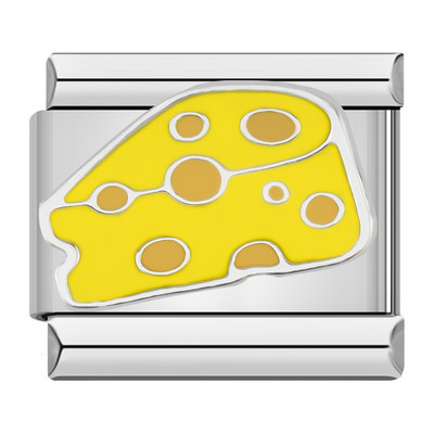 Hapiship 2022 New Fashion Food Hamburger Ice Cream Charm Olasz Linkek Fit 9mm Karkötő Rozsdamentes Acél Ékszerek Barkácskészítés DJ585