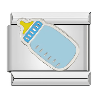 Hapiship 2022 New Fashion Food Hamburger Ice Cream Charm Olasz Linkek Fit 9mm Karkötő Rozsdamentes Acél Ékszerek Barkácskészítés DJ585