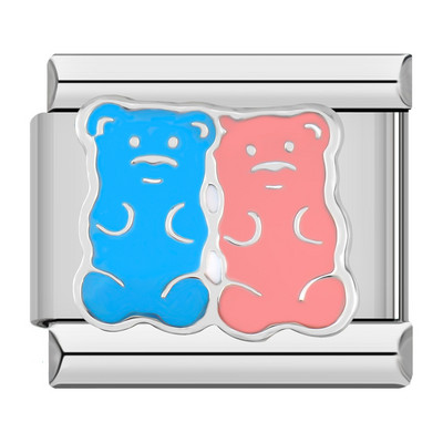 Hapiship 2022 New Fashion Food Hamburger Ice Cream Charm Olasz Linkek Fit 9mm Karkötő Rozsdamentes Acél Ékszerek Barkácskészítés DJ585